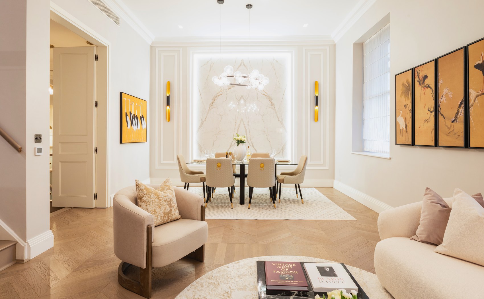 A dining room in Kensington